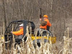 Transporting a hunter during the hunt